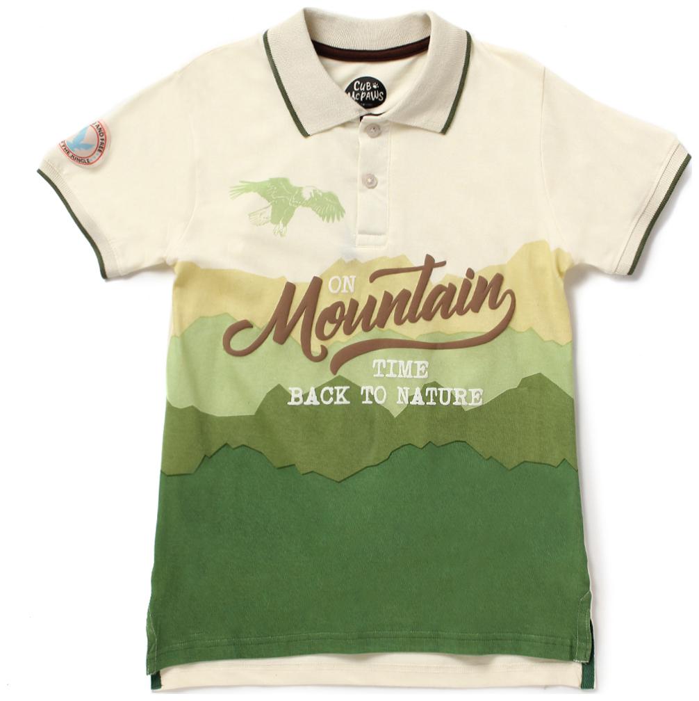 

CuB McPAWS Boy Cotton Printed T-shirt - Green