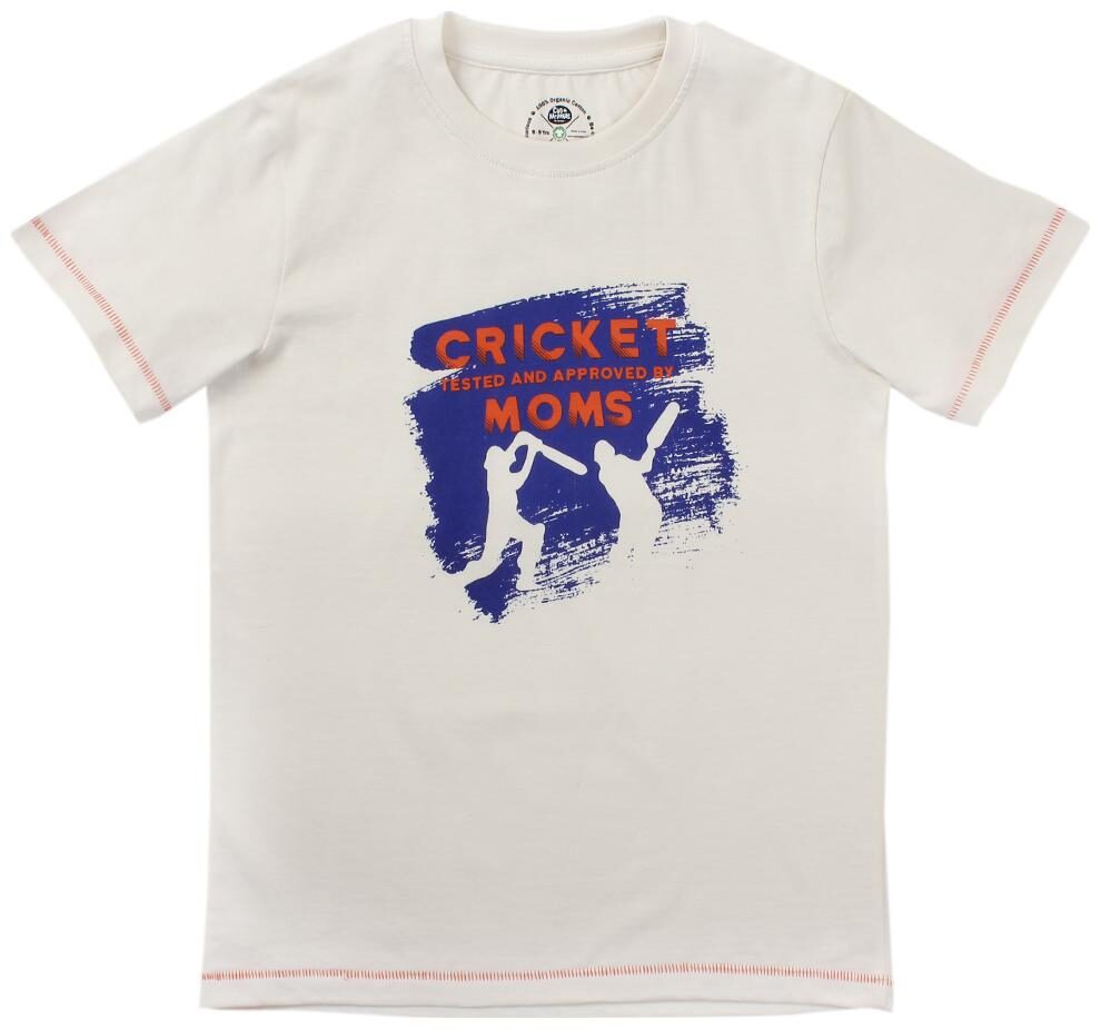 

CuB McPAWS Boy Cotton Printed T-shirt - White