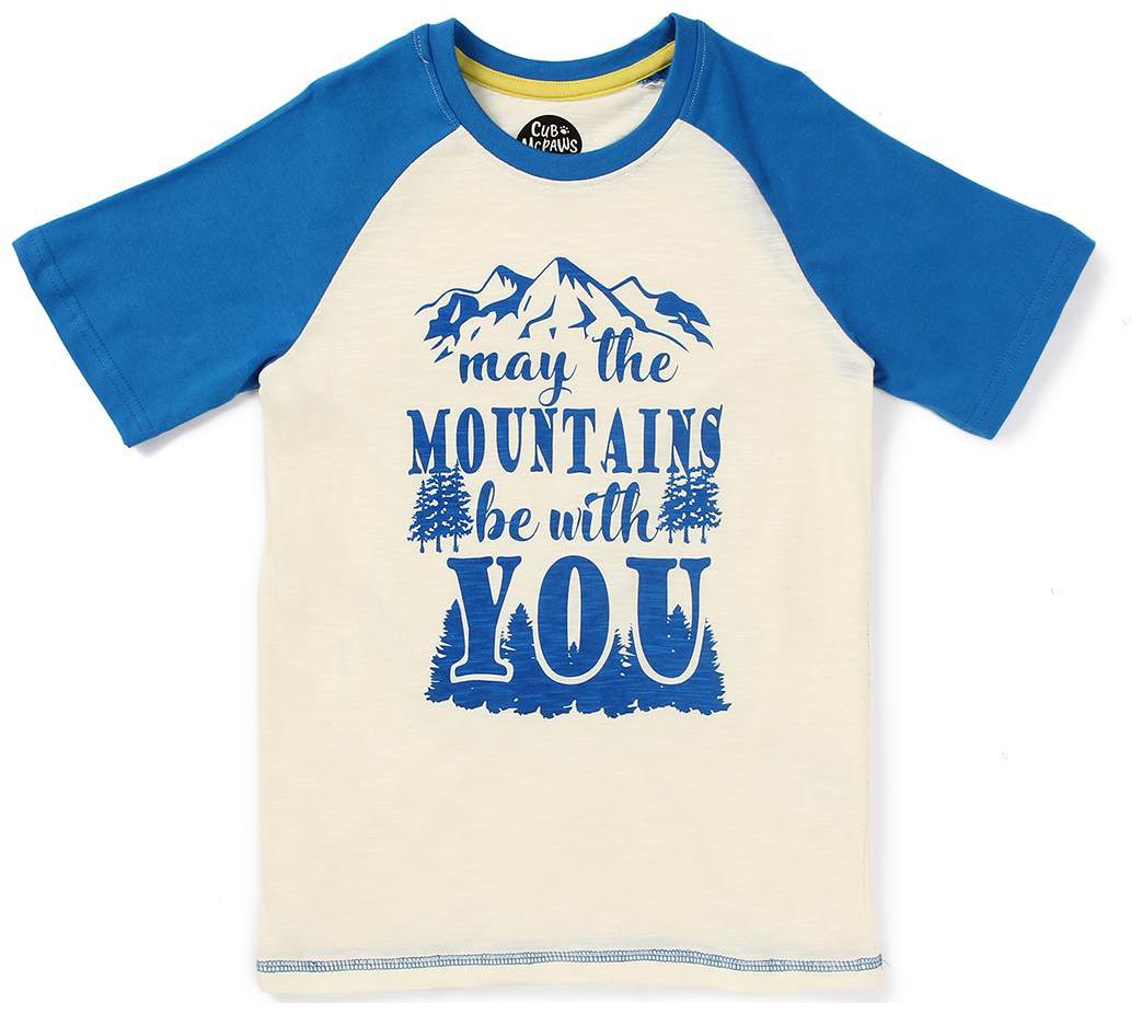 

CuB McPAWS Boy Cotton Printed T-shirt - Beige