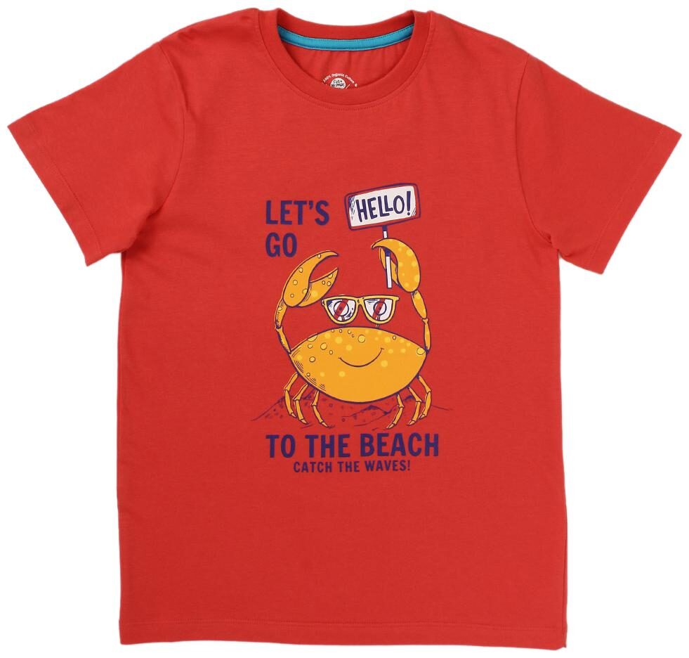 

CuB McPAWS Boy Cotton Printed T-shirt - Orange
