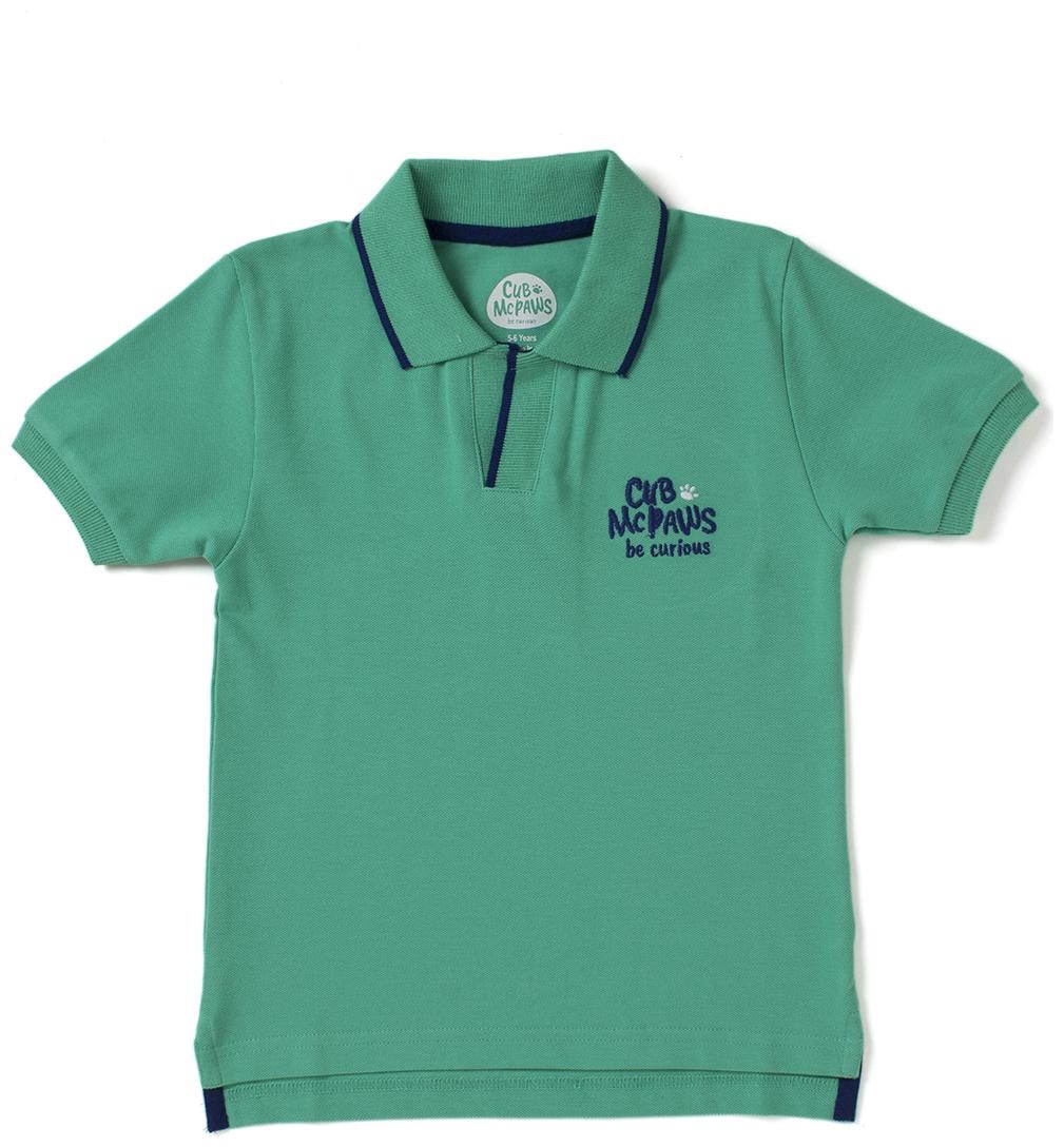 

CuB McPAWS Boy Cotton Solid T-shirt - Green