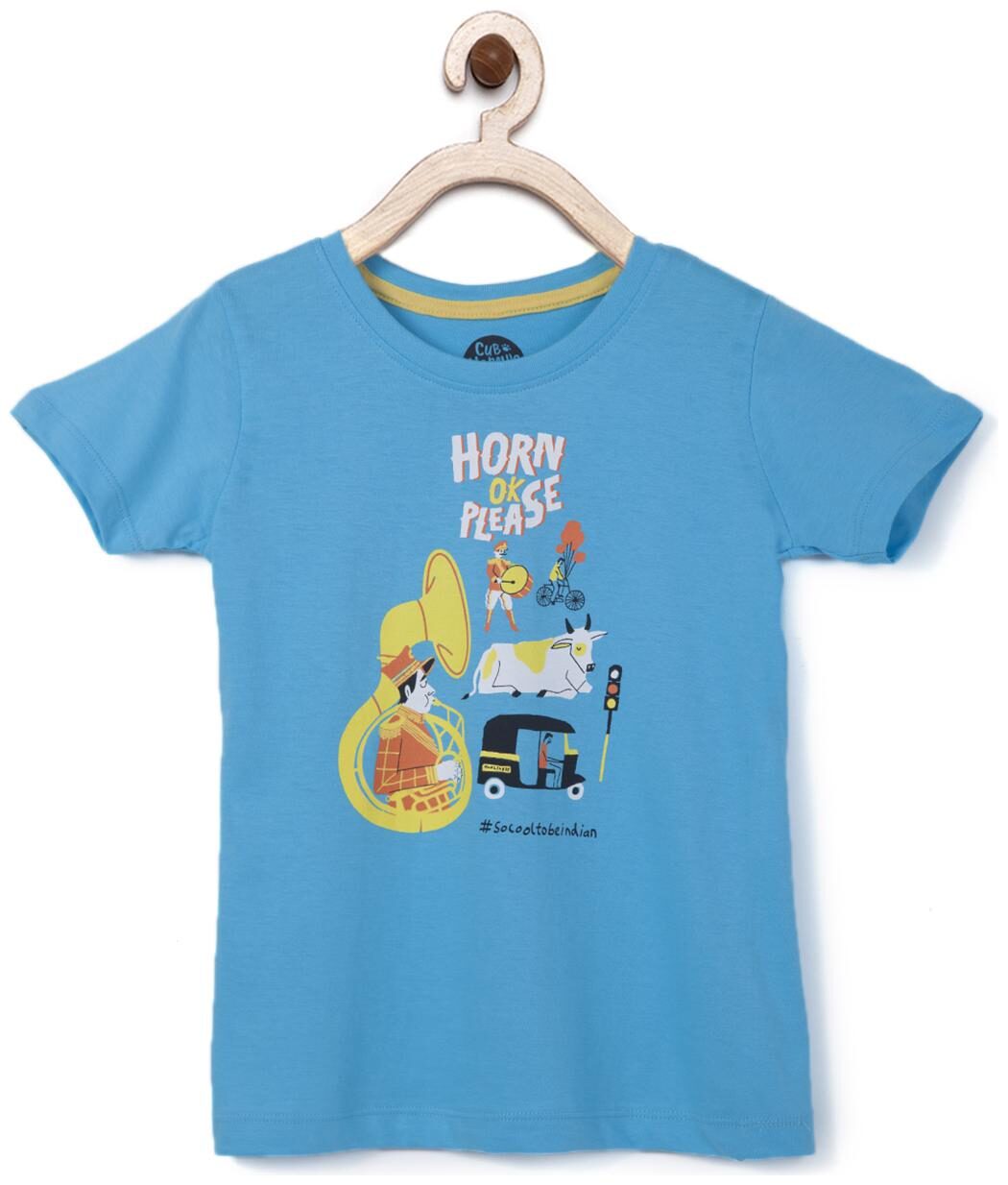 

CuB McPAWS Boy Cotton Printed T-shirt - Blue
