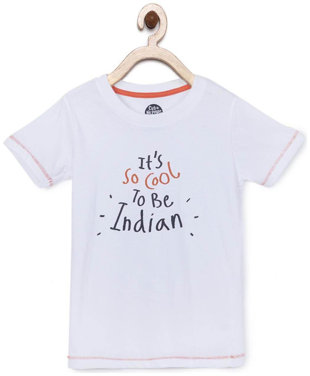 

CuB McPAWS Boy Cotton Printed T-shirt - White