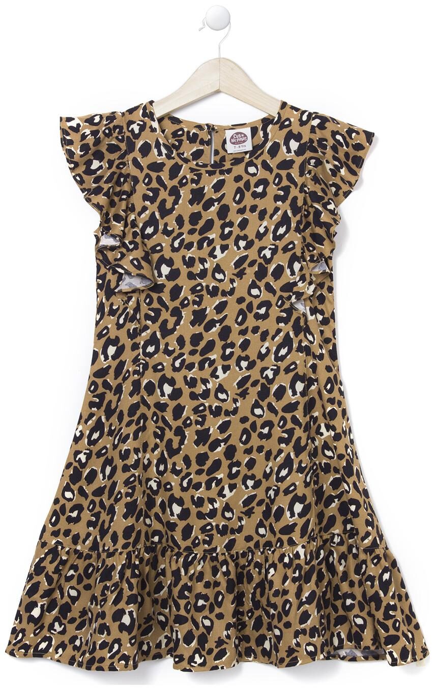 

Cub McPaws Girls Leopard Print Dress