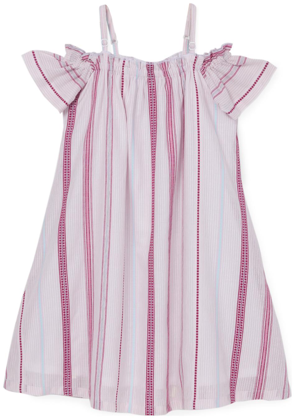 

CuB McPAWS Pink Cotton Short Sleeves Knee Length Princess Frock ( Pack of 1 )