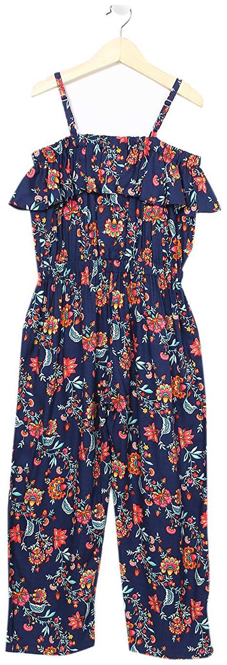 girls cotton dungarees