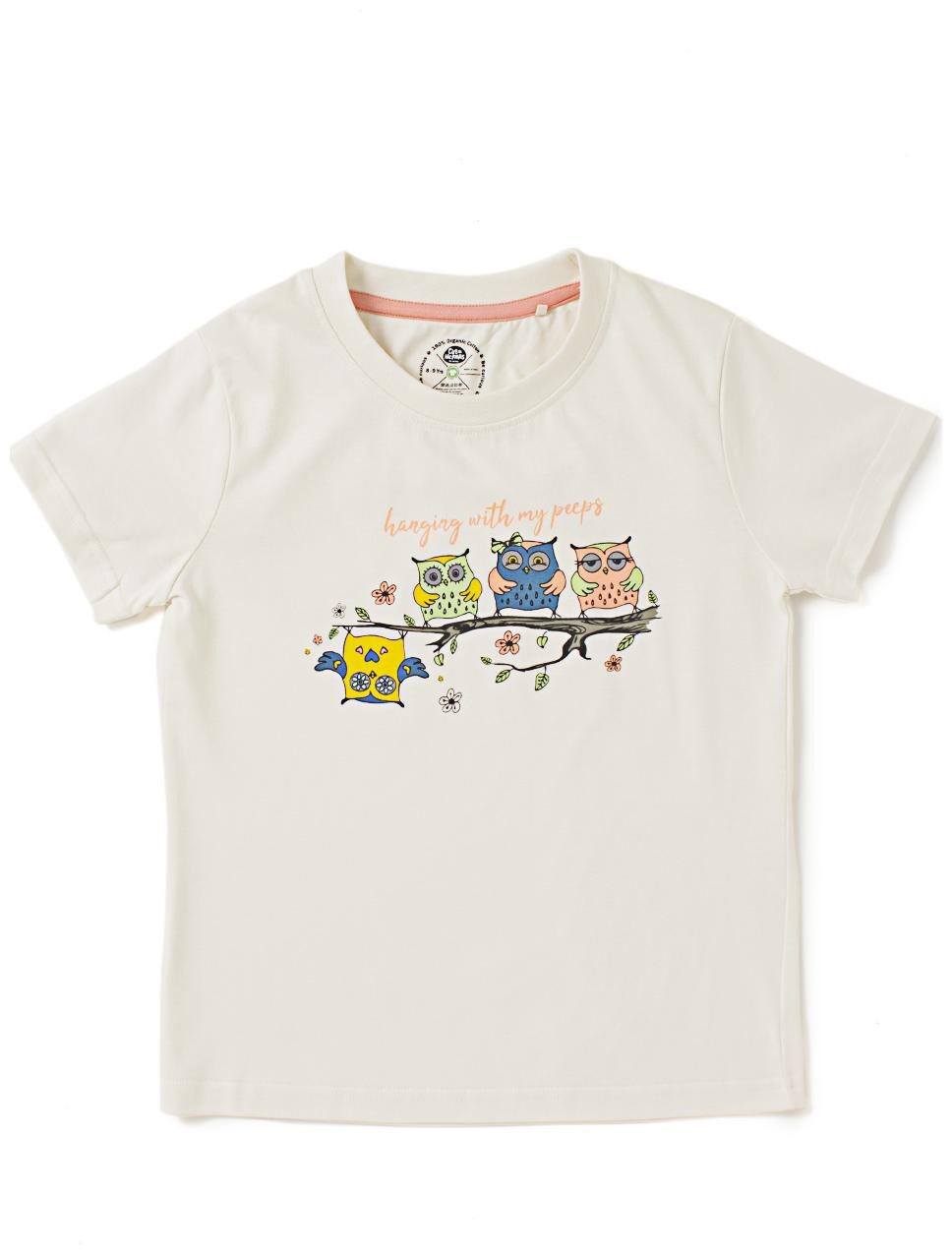 

CuB McPAWS Girl Cotton Printed T shirt - White
