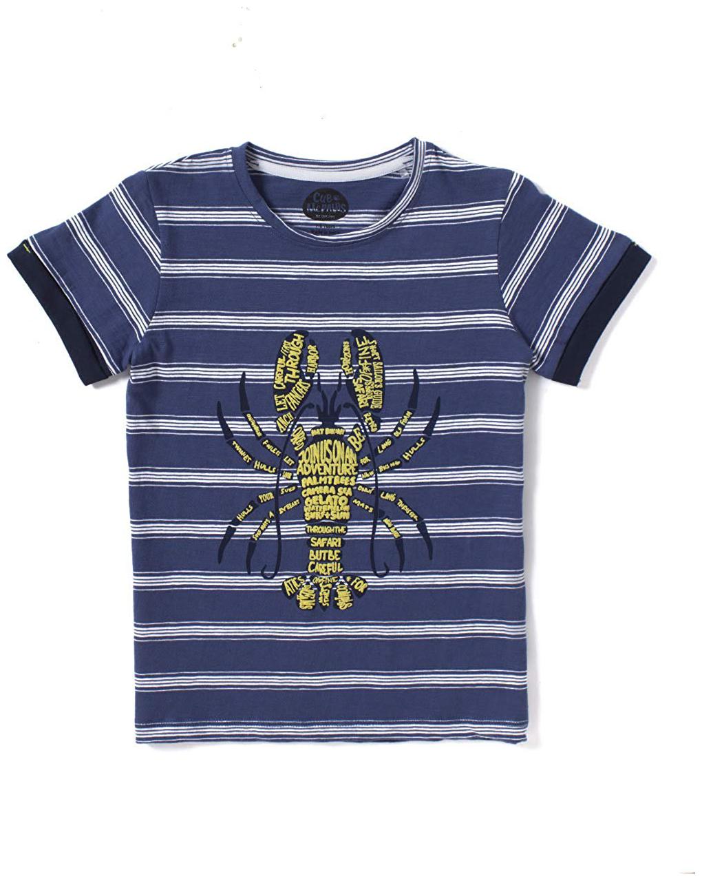

CuB McPAWS Boy Cotton Printed T-shirt - Blue