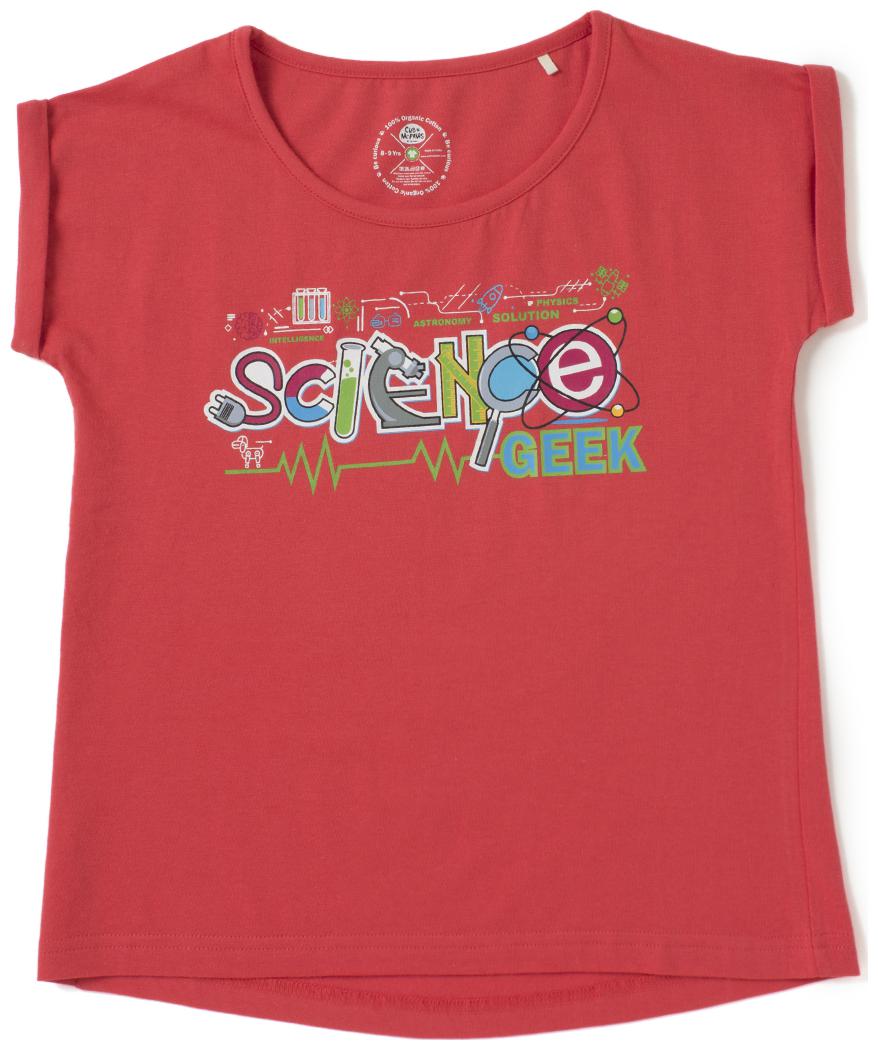 

CuB McPAWS Girl Cotton Printed T shirt - Red