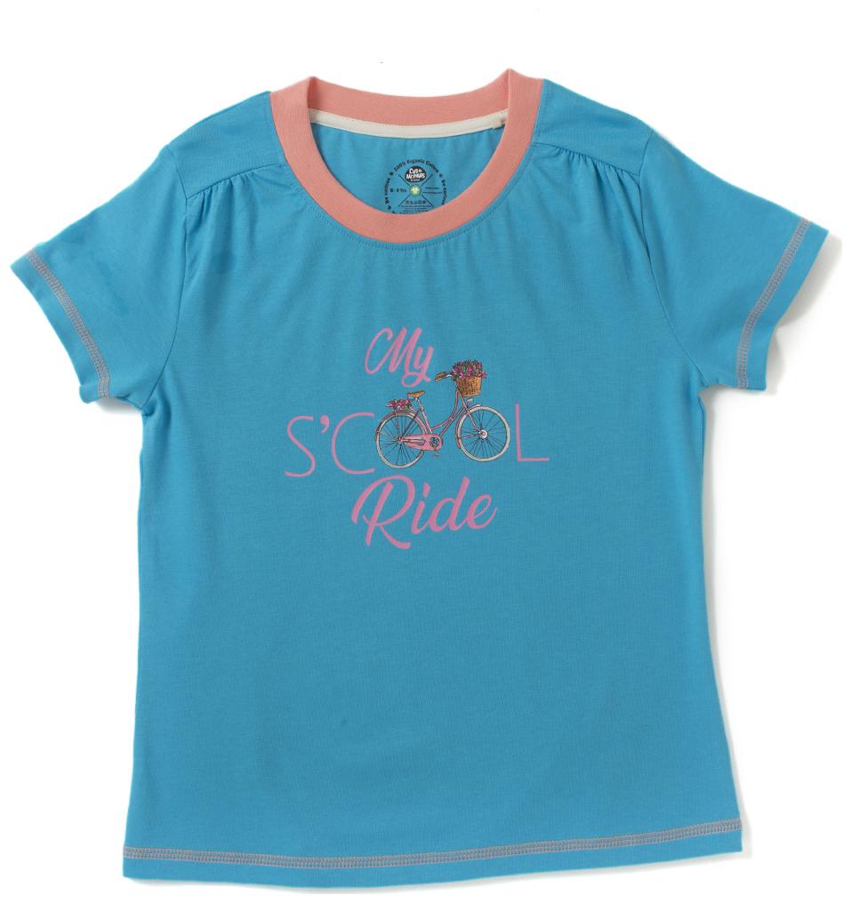 

CuB McPAWS Girl Cotton Printed T shirt - Blue