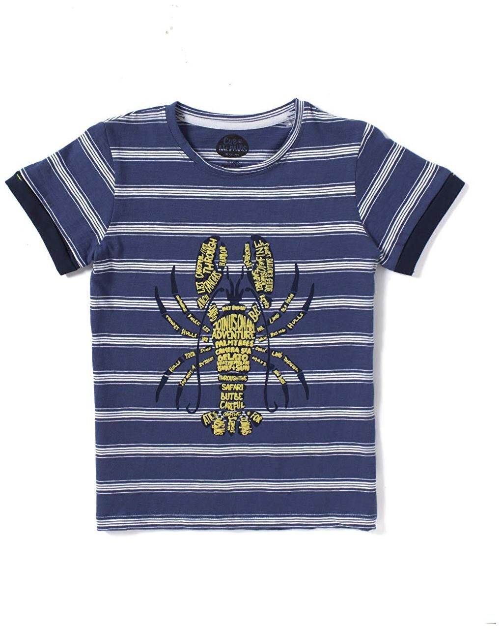 

CuB McPAWS Boy Cotton Printed T-shirt - Blue