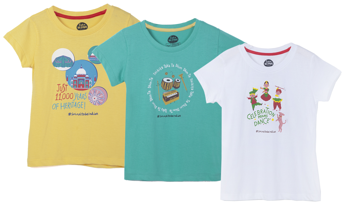 

CuB McPAWS Girl Cotton Printed T shirt - Multi