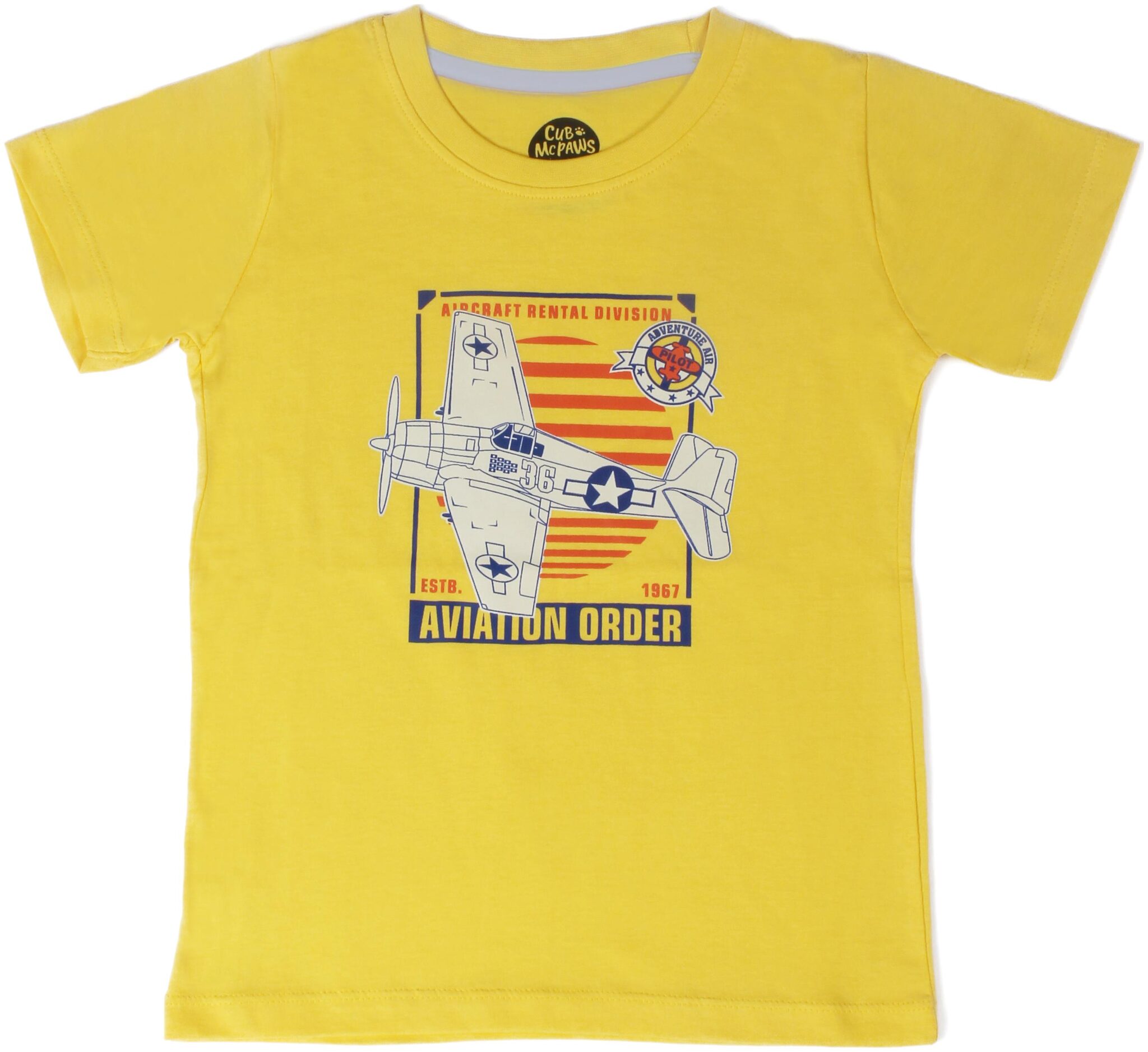 

CuB McPAWS Boy Cotton Printed T-shirt - Yellow