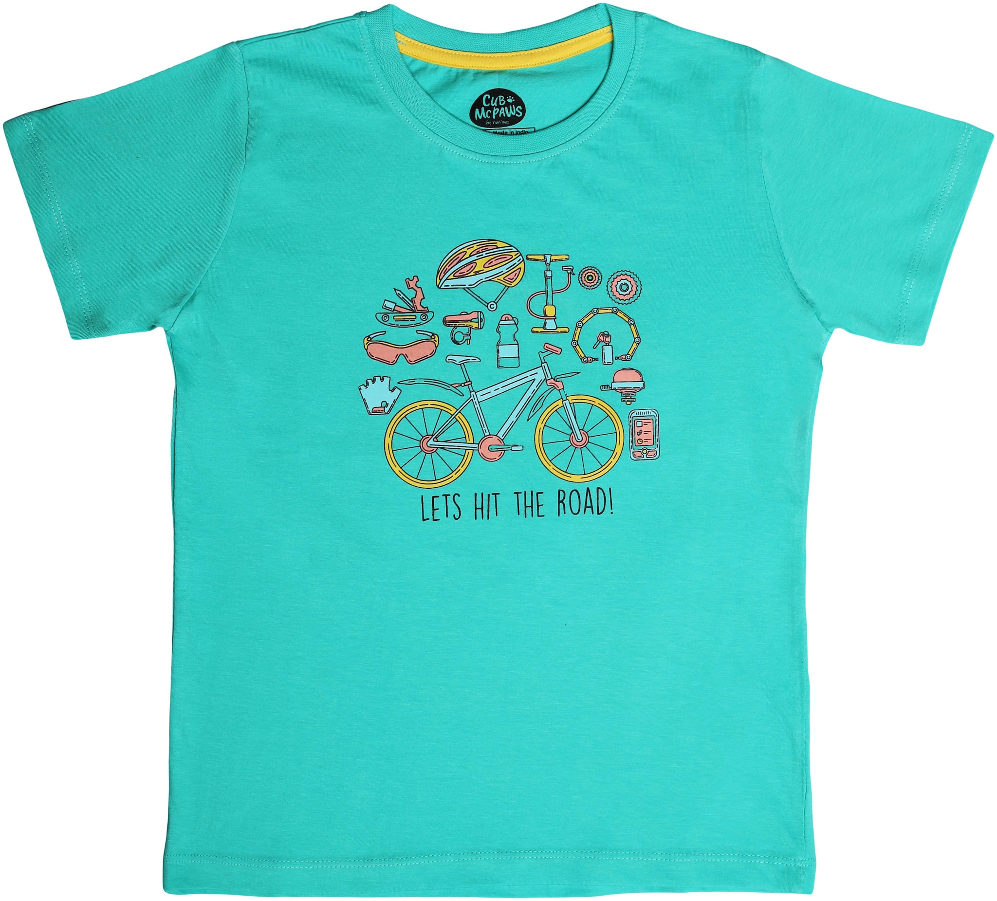 

CuB McPAWS Boy Cotton Printed T-shirt - Blue