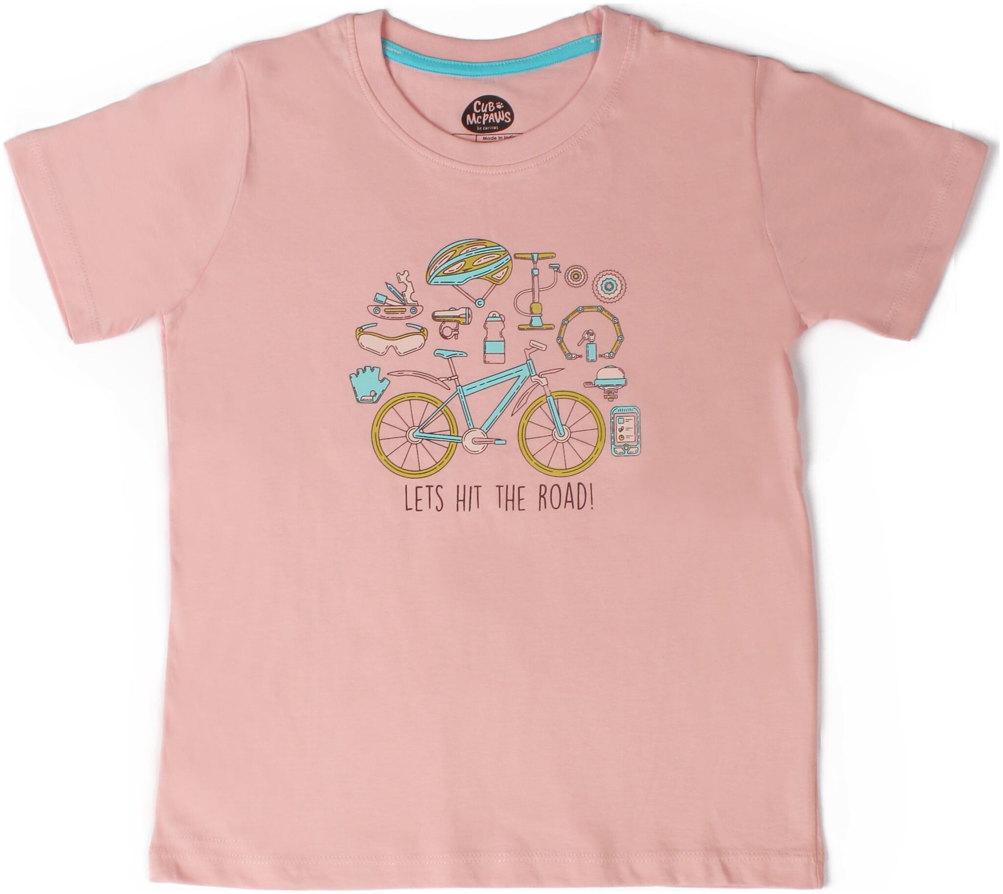 

CuB McPAWS Boy Cotton Printed T-shirt - Pink