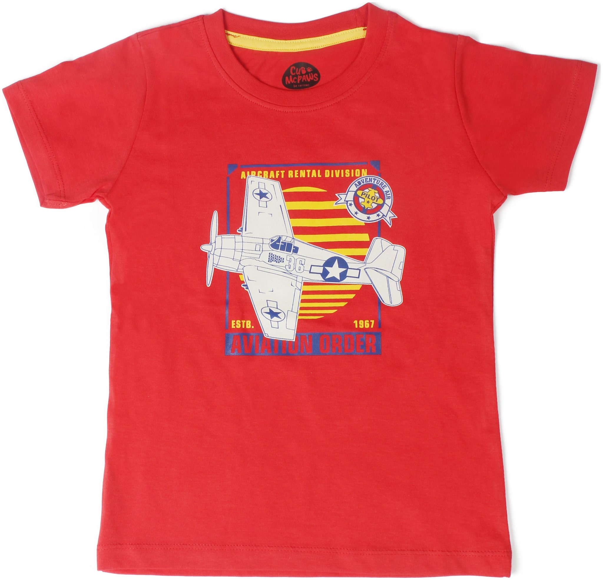 

CuB McPAWS Boy Cotton Printed T-shirt - Red