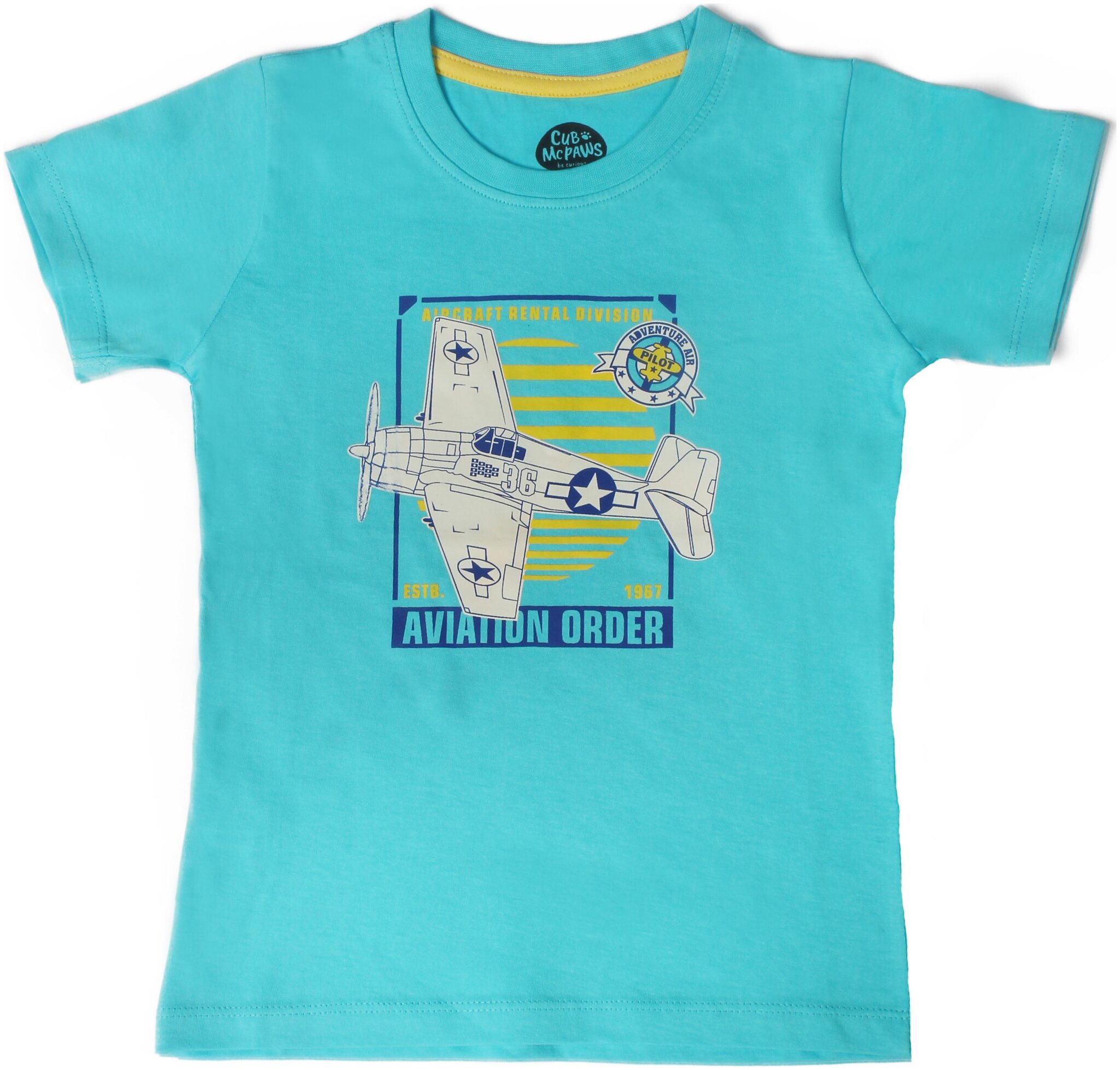 

CuB McPAWS Boy Cotton Printed T-shirt - Blue