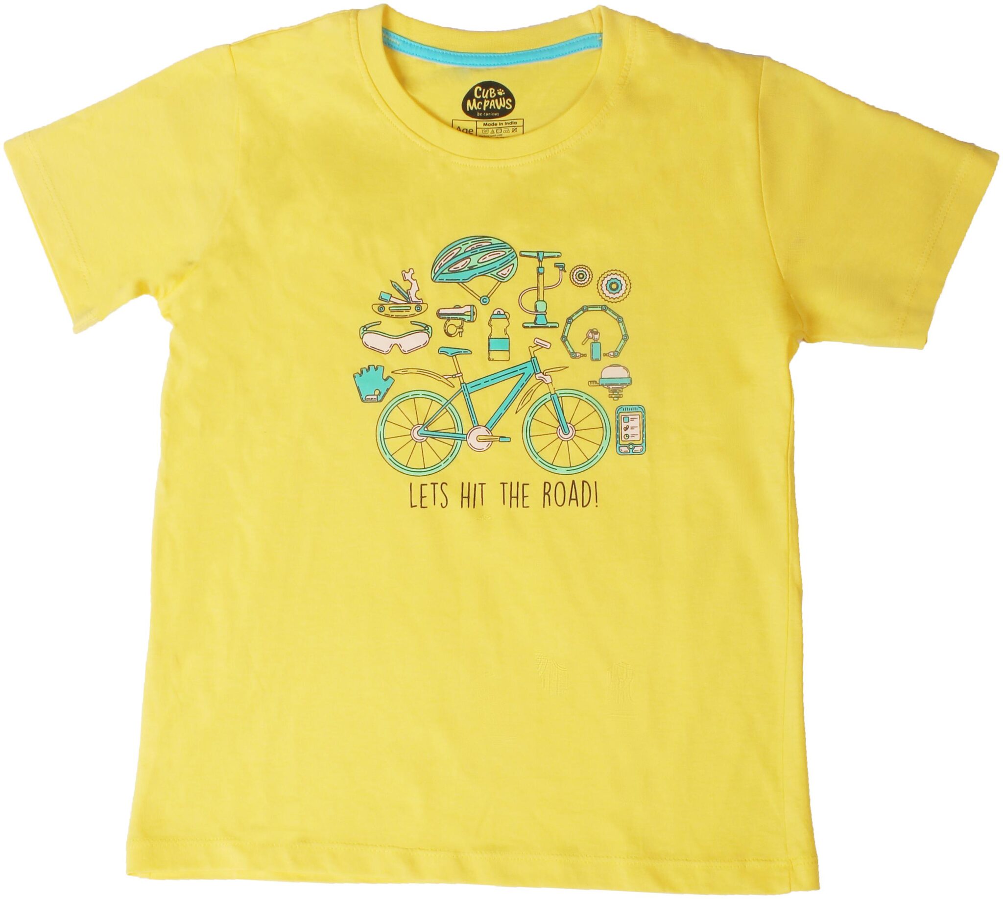 

CuB McPAWS Boy Cotton Printed T-shirt - Yellow