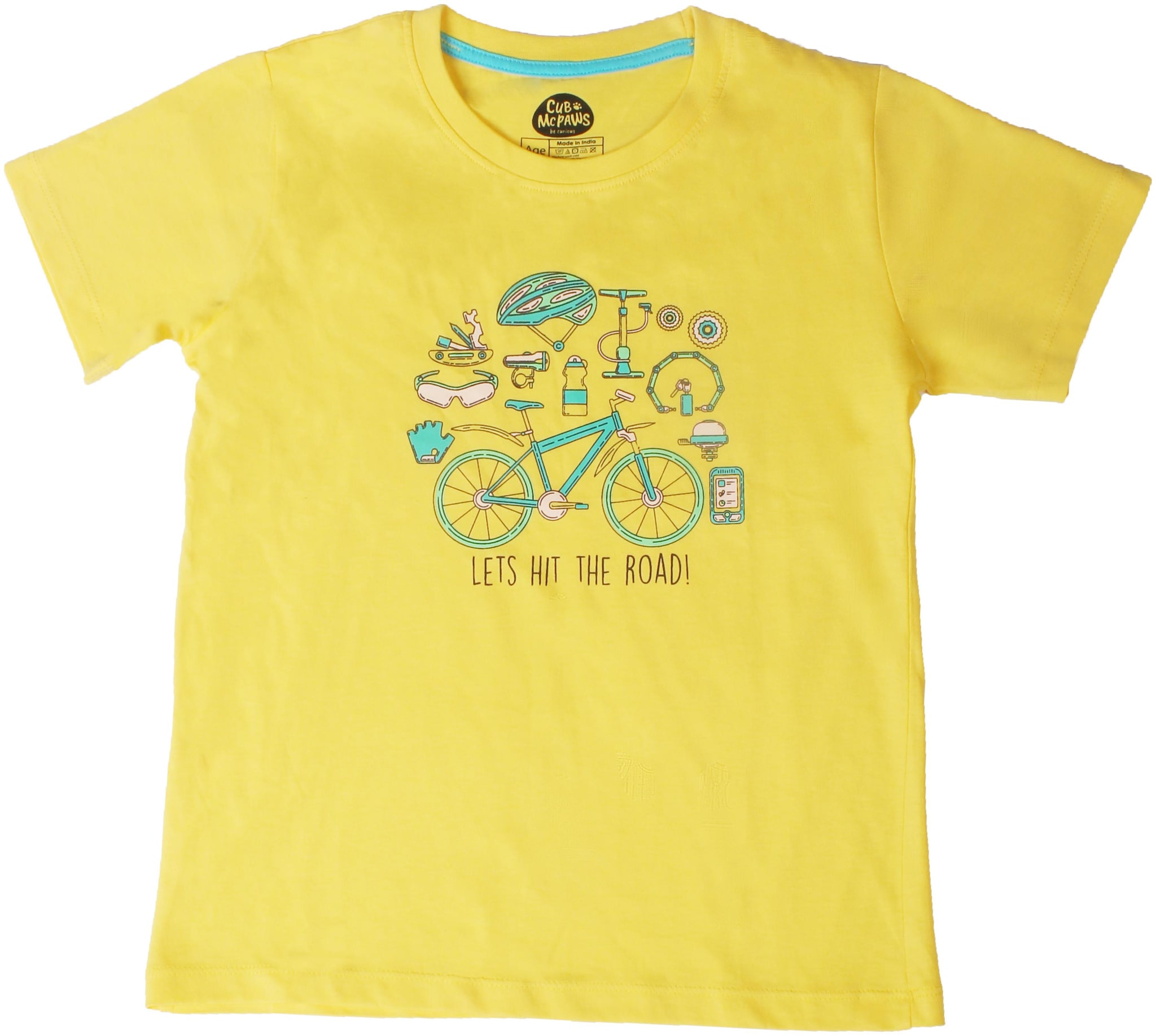 

CuB McPAWS Boy Cotton Printed T-shirt - Yellow
