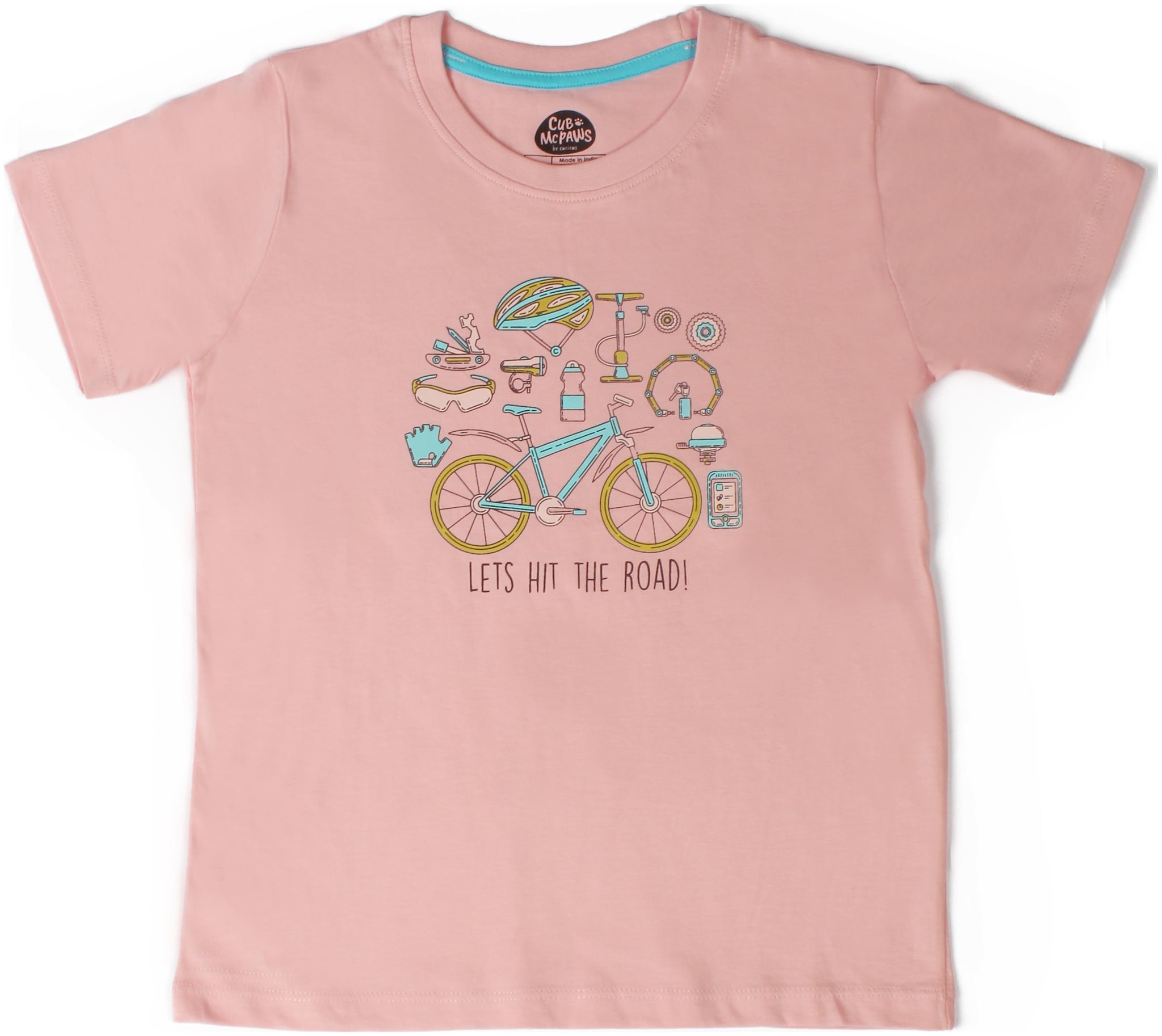 

CuB McPAWS Boy Cotton Printed T-shirt - Pink