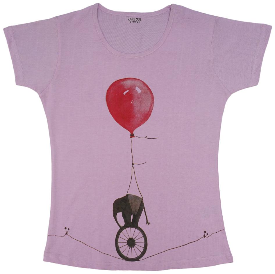 

curlous Girl Cotton Solid Top - Purple