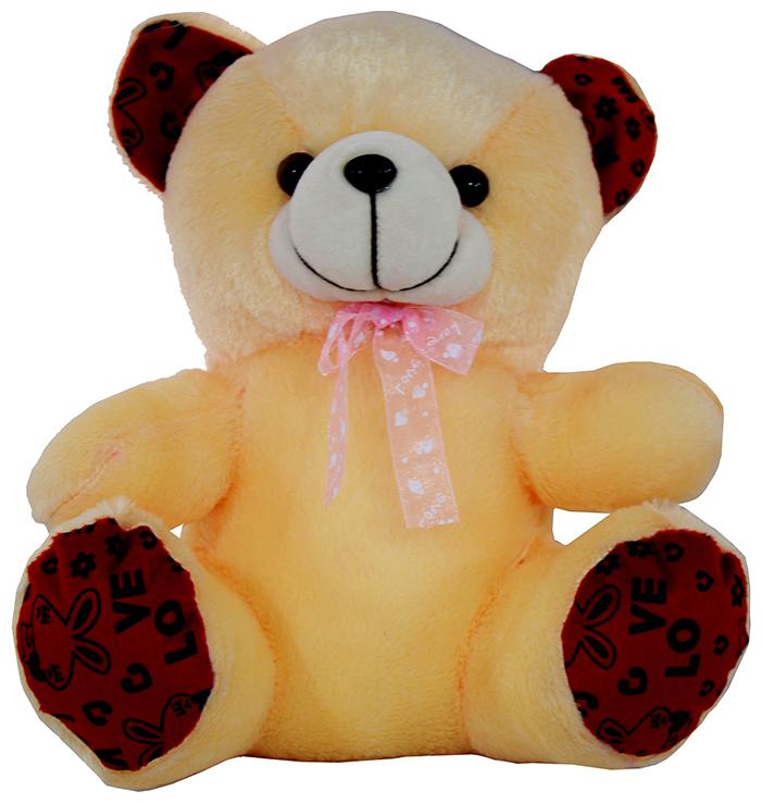 

Planet of Toys Peach Teddy Bear - 30 cm
