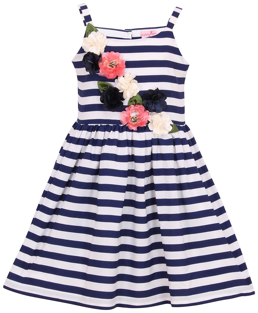 

Cutecumber Blue Polyester Sleeveless Knee Length Princess Frock ( Pack of 1 )