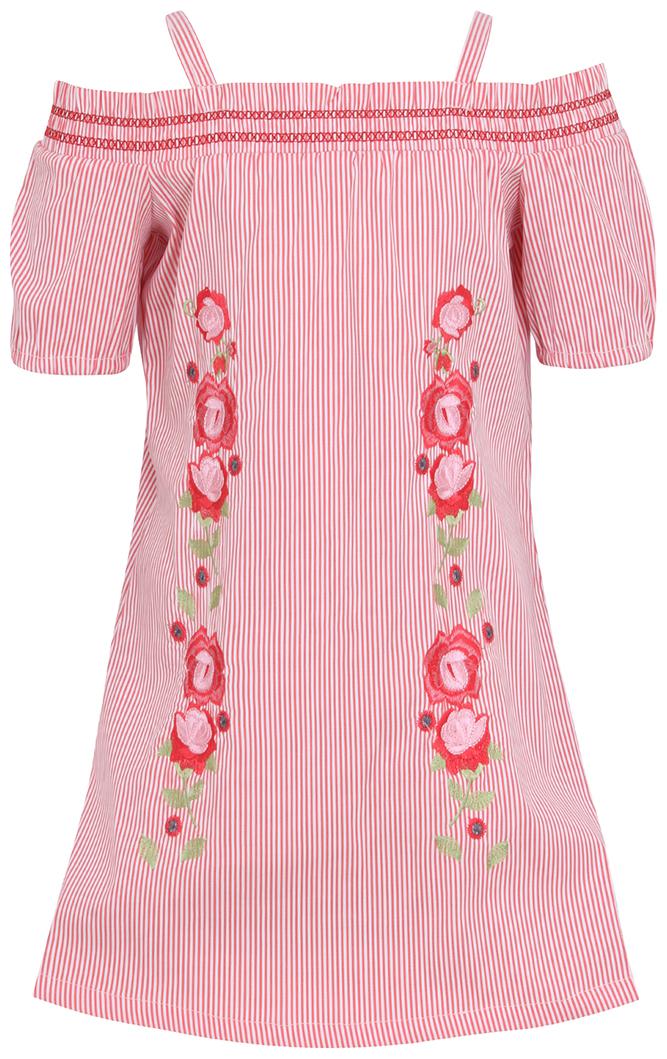 

Cutecumber Pink Cotton Short Sleeves Knee Length Princess Frock ( Pack of 1 )