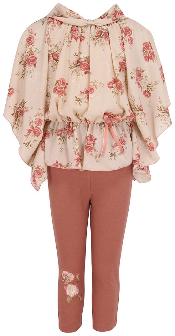 

Cutecumber Girl Polyester Top Bottom Set - White