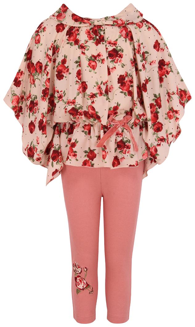 

Cutecumber Girl Polyester Top Bottom Set - Pink