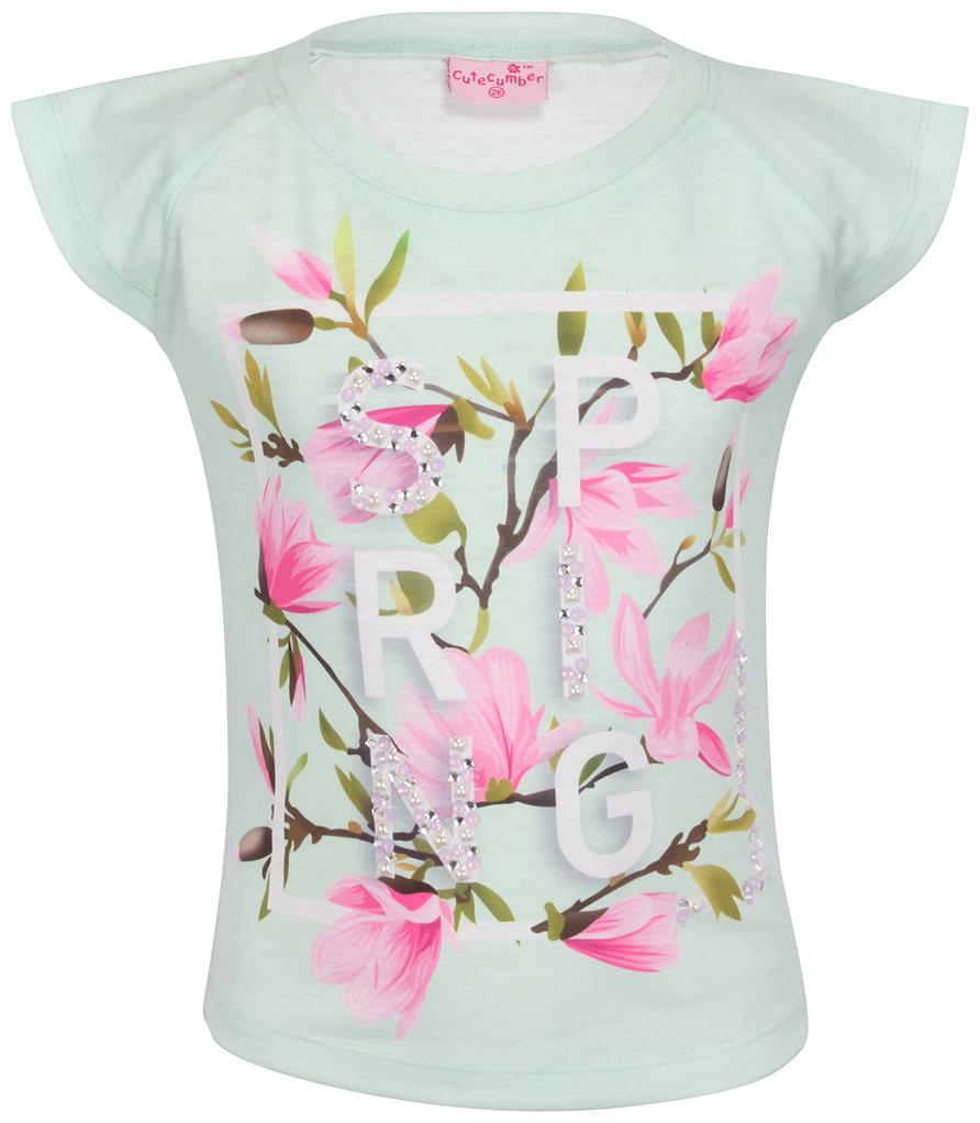 

Cutecumber Knitted Floral Top for Baby Girl - Green