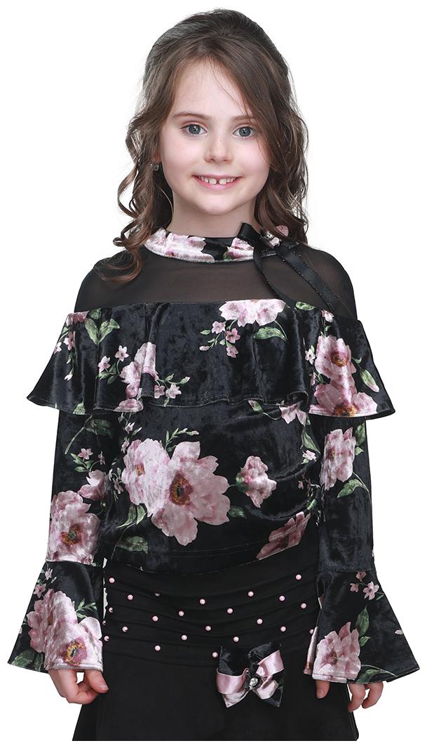 

Cutecumber Polyester Printed Top for Baby Girl - Black