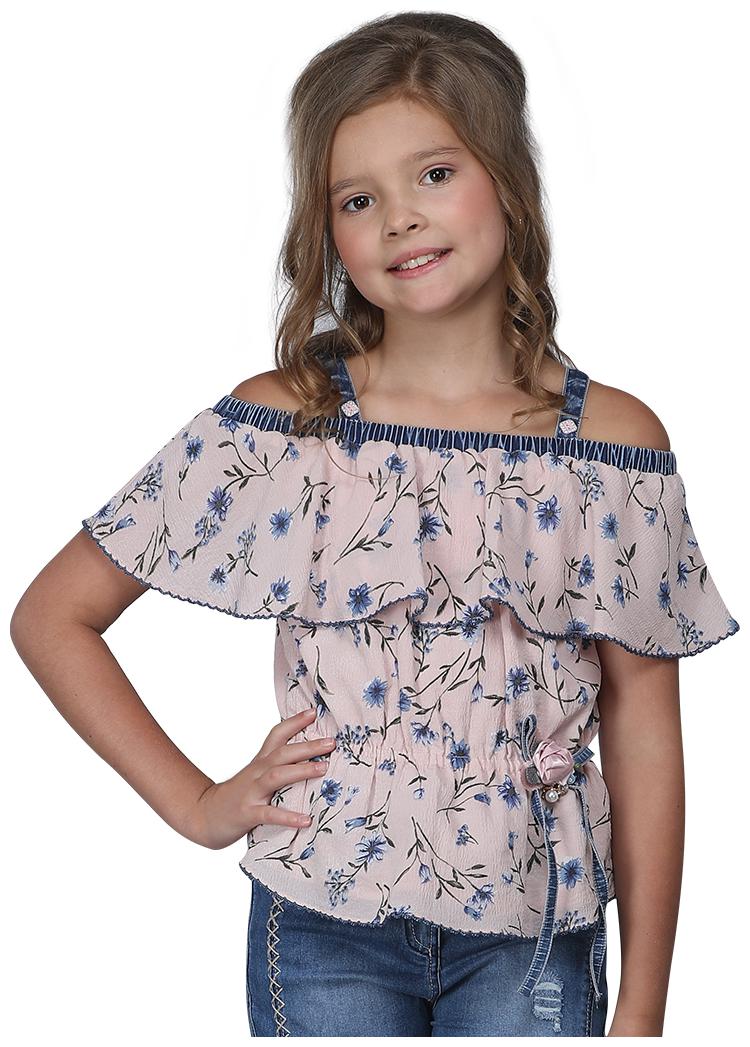 

Cutecumber Girl Georgette Floral Top - Pink