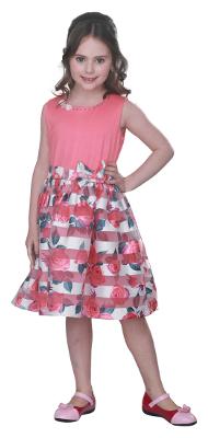 

Cutecumber Baby girl Polyester Solid Princess frock - Pink