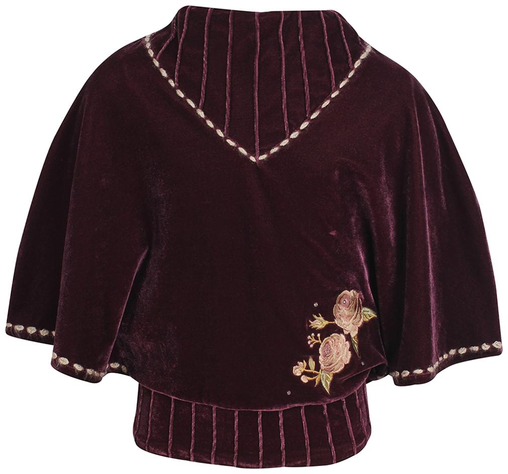 

Cutecumber Girl Blended Solid Top - Maroon