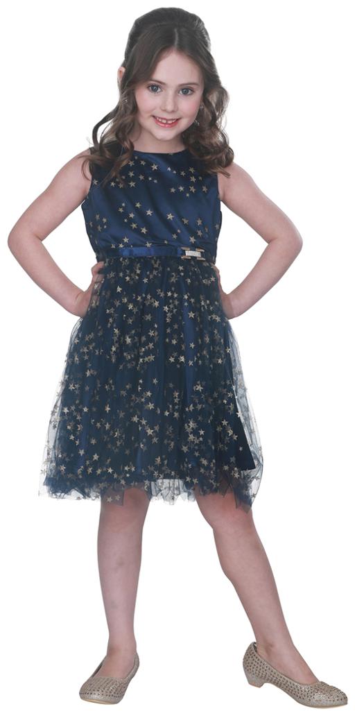 

Cutecumber Blue Net Sleeveless Knee Length Princess Frock ( Pack of 1 )