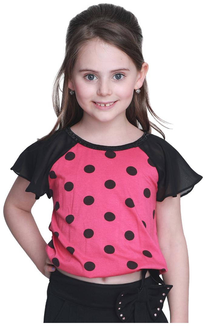 

Cutecumber Girl Polyester Solid Top - Pink