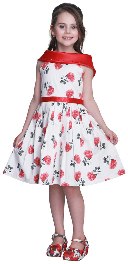 

Cutecumber Baby girl Cotton Solid Princess frock - Red