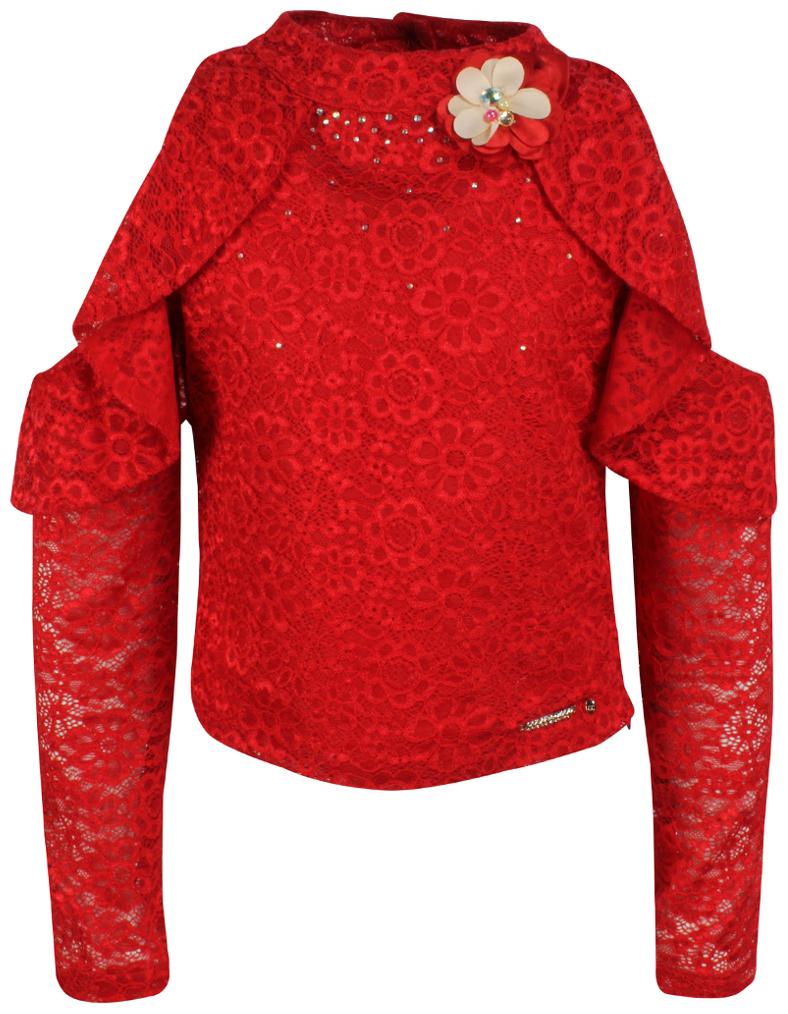 

Cutecumber Blended Embellished Top for Baby Boy - Red