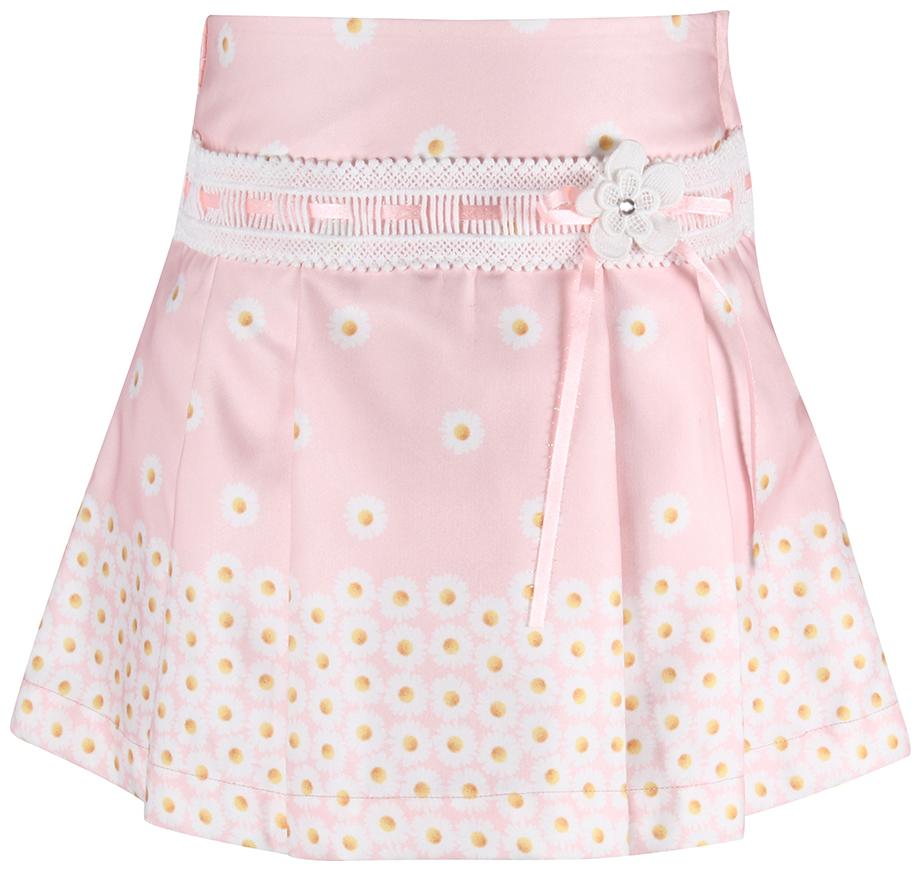 

Cutecumber Baby girl Satin Printed Skirt - Pink