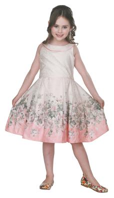 

Cutecumber Baby girl Polyester Printed Princess frock - White