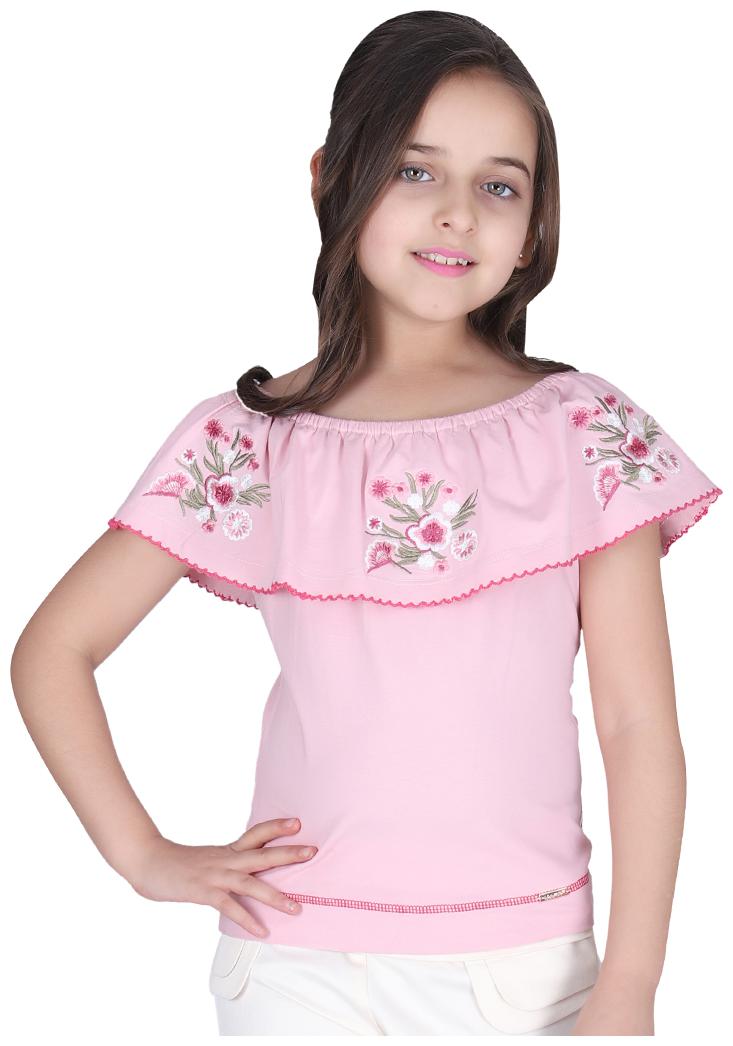 

Cutecumber Girl Cotton Floral Top - Pink