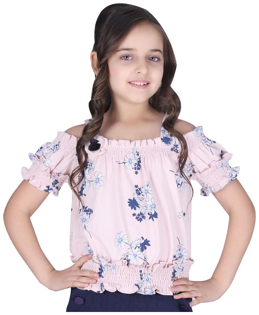 

Cutecumber Cotton Floral Top for Baby Girl - Pink
