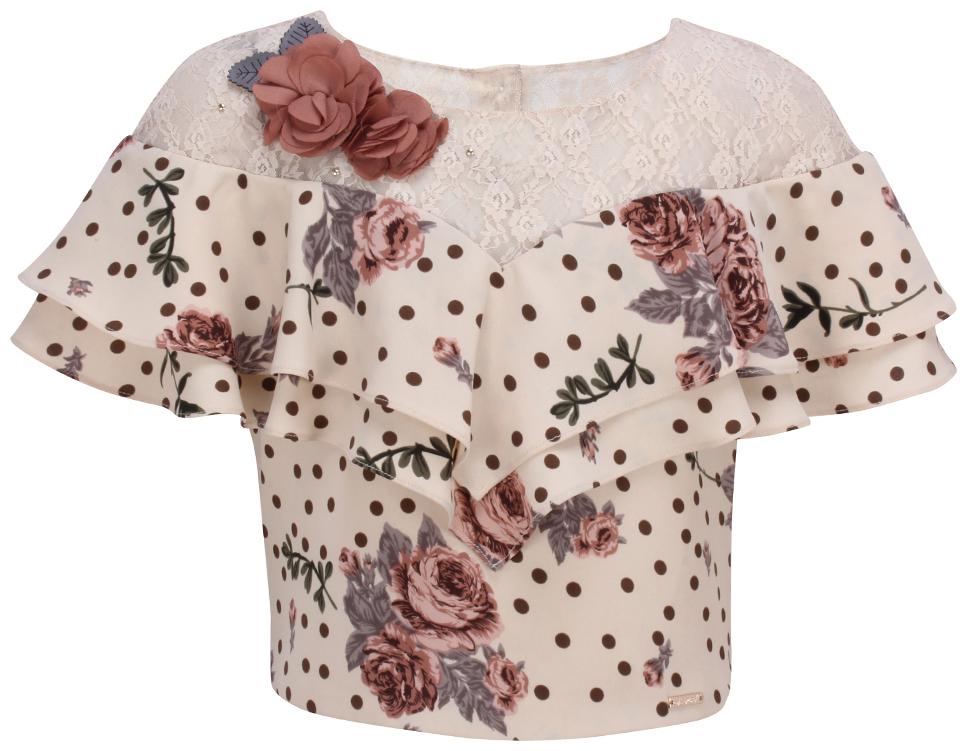 

Cutecumber Girl Georgette Floral Top - Multi