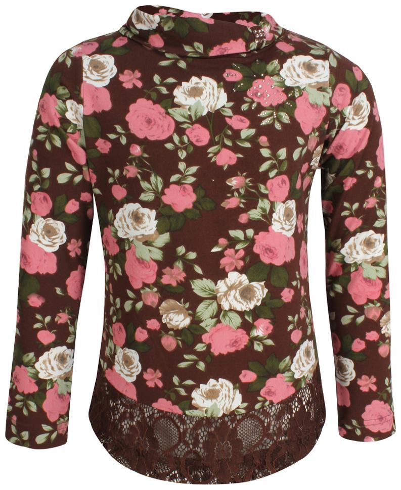 

Cutecumber Girl Polyester Solid Top - Brown