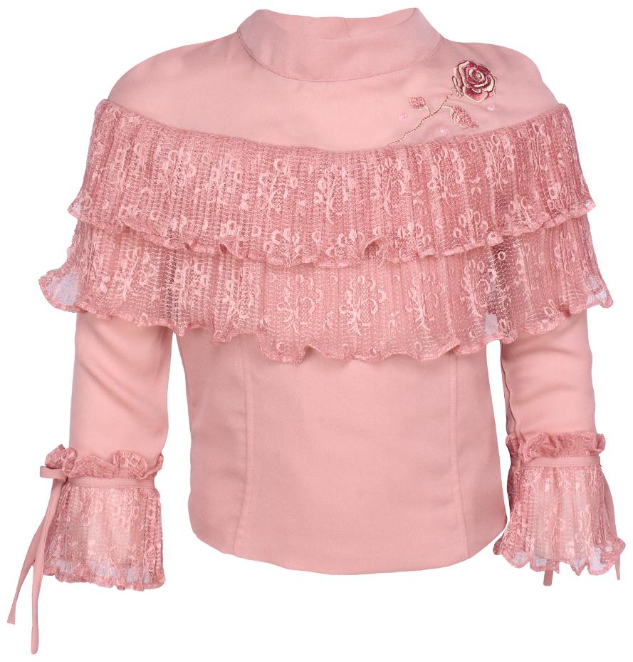 

Cutecumber Georgette Solid Top for Baby Girl - Pink