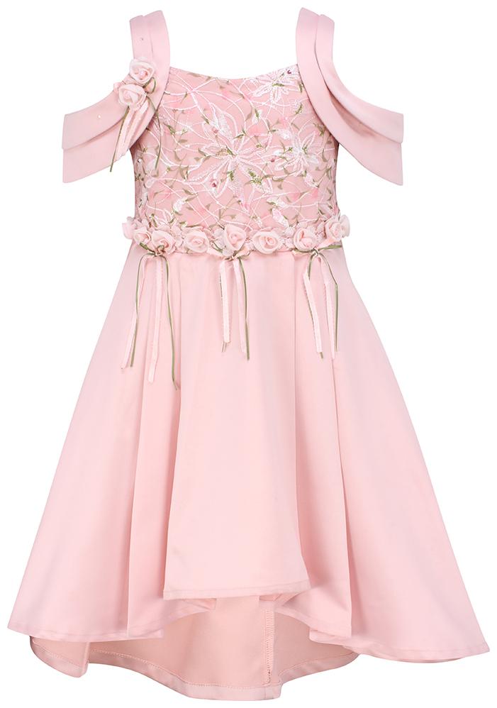 

Cutecumber Pink Satin Sleeveless Knee Length Off Shoulder Frock ( Pack of 1 )