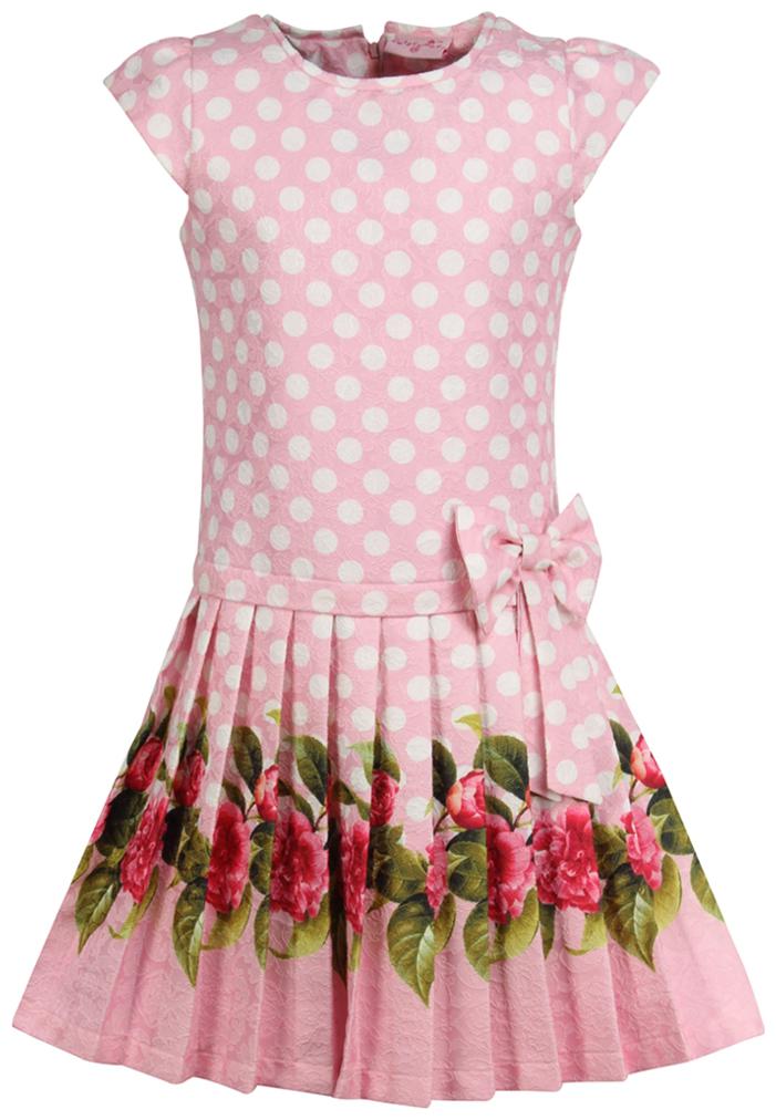 

Cutecumber Baby girl Blended Floral Princess frock - Pink