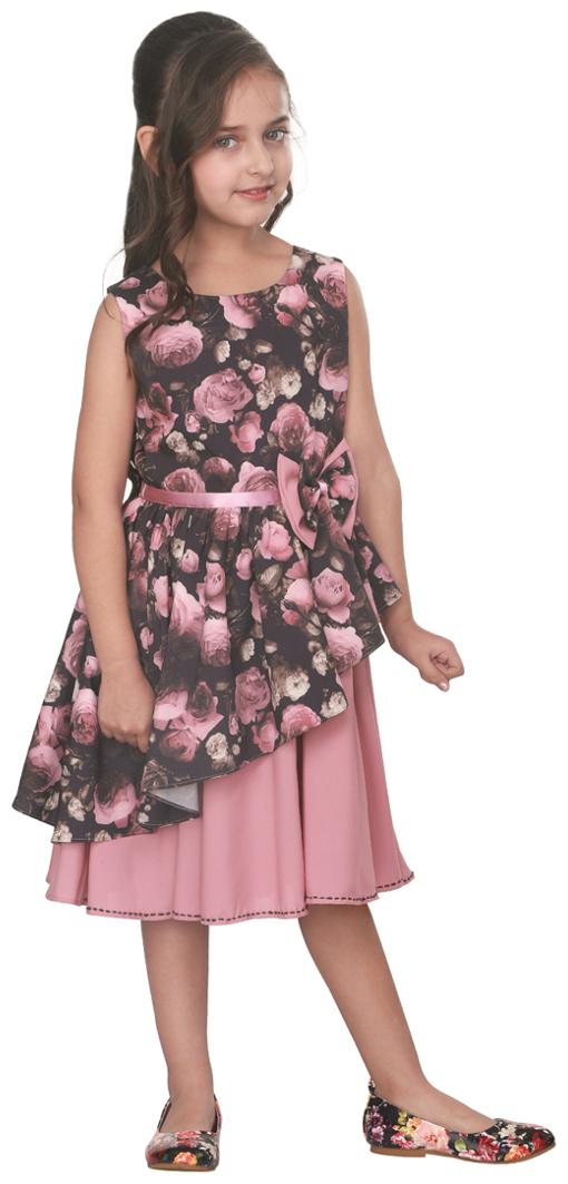 

Cutecumber Baby girl Polyester Solid Princess frock - Black