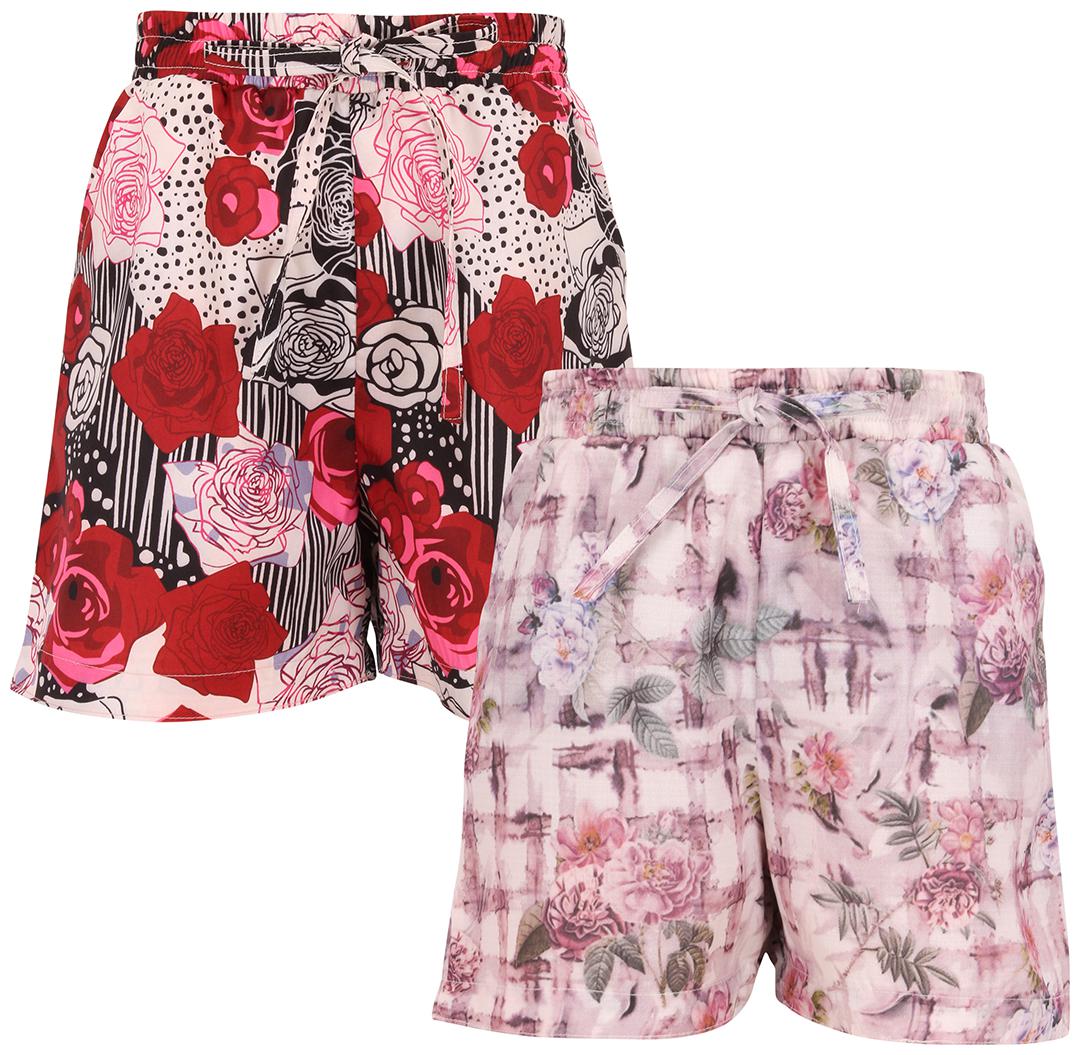 

Cutecumber Girl Georgette Floral Regular shorts - Multi